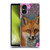 Ash Evans Animals Fox Peonies Soft Gel Case for Sony Xperia 5 V 5G