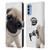 Animal Club International Faces Pug Leather Book Wallet Case Cover For OPPO Reno 4 5G