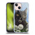 Ash Evans Black Cats 2 Dandelions Soft Gel Case for Apple iPhone 13 Mini