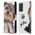 Animal Club International Faces Yorkie Leather Book Wallet Case Cover For Samsung Galaxy A52 / A52s / 5G (2021)