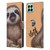 Animal Club International Faces Sloth Leather Book Wallet Case Cover For Samsung Galaxy M33 (2022)