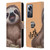 Animal Club International Faces Sloth Leather Book Wallet Case Cover For Xiaomi 12 Pro