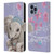 Animal Club International Royal Faces Elephant Leather Book Wallet Case Cover For Apple iPhone 14