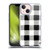 Haley Bush Pattern Painting Buffalo Check Black Soft Gel Case for Apple iPhone 13 Mini
