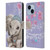 Animal Club International Royal Faces Elephant Leather Book Wallet Case Cover For Apple iPhone 14 Plus