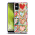 Haley Bush Pattern Painting Hearts Soft Gel Case for Sony Xperia 5 V 5G