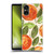 Haley Bush Pattern Painting Orange Splash Soft Gel Case for Sony Xperia 5 V 5G