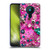 Haroulita Fancy Pattern Gemstones Hot Pink Soft Gel Case for Nokia 5.3