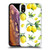 Haroulita Fruits White Lemons Soft Gel Case for Apple iPhone XR