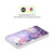 Haroulita Leaves And Flowers Fairy Dust Purple Soft Gel Case for OPPO Reno7 5G / Find X5 Lite