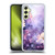 Haroulita Leaves And Flowers Fairy Dust Purple Soft Gel Case for Samsung Galaxy A34 5G