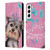 Animal Club International Royal Faces Yorkie Leather Book Wallet Case Cover For Samsung Galaxy S22 5G