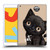 Animal Club International Faces Black Cat Soft Gel Case for Apple iPad 10.2 2019/2020/2021