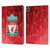 Liverpool Football Club Crest & Liverbird 2 Geometric Leather Book Wallet Case Cover For Apple iPad Pro 13 M4 2024