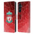 Liverpool Football Club Crest & Liverbird 2 Geometric Leather Book Wallet Case Cover For Samsung Galaxy A35 5G