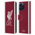 Liverpool Football Club 2023/24 Home Kit Leather Book Wallet Case Cover For Apple iPhone 16 Pro Max