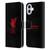 Liverpool Football Club Liver Bird Red Logo On Black Leather Book Wallet Case Cover For Apple iPhone 16 Plus