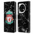 Liverpool Football Club Marble Black Crest Leather Book Wallet Case Cover For OPPO OnePlus Ace 3 5G