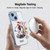 Peanuts Snoopy Boardwalk Airbrush Colourful Skating Soft Gel Case for Apple iPhone 13 Mini & MagSafe