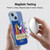 Peanuts Snoopy Boardwalk Airbrush Joe Cool Surf Soft Gel Case for Apple iPhone 13 Mini & MagSafe