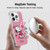 Peanuts Snoopy Boardwalk Airbrush XOXO Soft Gel Case for Apple iPhone 16 Pro Max & MagSafe