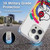 Peanuts Snoopy Boardwalk Airbrush Colourful Skating Soft Gel Case for Apple iPhone 16 Pro & MagSafe