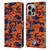 NFL Chicago Bears Graphics Digital Camouflage Leather Book Wallet Case Cover For Apple iPhone 16 Pro
