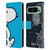 Peanuts Halfs And Laughs Snoopy Geometric Leather Book Wallet Case Cover For Google Pixel 9 Pro XL