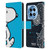 Peanuts Halfs And Laughs Snoopy Geometric Leather Book Wallet Case Cover For OnePlus 12R