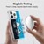 Peanuts Halfs And Laughs Snoopy Geometric Soft Gel Case for Apple iPhone 16 Pro & MagSafe