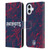 NFL New England Patriots Graphics Coloured Marble Leather Book Wallet Case Cover For Apple iPhone 16 Plus