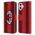 AC Milan 2023/24 Crest Kit Home Leather Book Wallet Case Cover For Apple iPhone 16 Plus