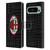 AC Milan Crest Patterns Red And Grey Leather Book Wallet Case Cover For Google Pixel 9 Pro XL