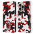 AC Milan Crest Patterns Camouflage Leather Book Wallet Case Cover For Apple iPhone 16 Pro