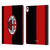 AC Milan Crest Red And Black Leather Book Wallet Case Cover For Apple iPad Air 13 2024