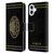 AC Milan Crest Black And Gold Leather Book Wallet Case Cover For Apple iPhone 16 Plus