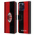AC Milan Crest Red And Black Leather Book Wallet Case Cover For Apple iPhone 16 Pro Max