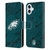 NFL Philadelphia Eagles Graphics Coloured Marble Leather Book Wallet Case Cover For Apple iPhone 16 Plus