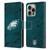 NFL Philadelphia Eagles Graphics Coloured Marble Leather Book Wallet Case Cover For Apple iPhone 16 Pro