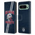 NFL New England Patriots Logo Art Football Stripes Leather Book Wallet Case Cover For Google Pixel 9 Pro XL