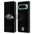 NFL Baltimore Ravens Logo Plain Leather Book Wallet Case Cover For Google Pixel 9 Pro XL