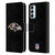 NFL Baltimore Ravens Logo Plain Leather Book Wallet Case Cover For Samsung Galaxy M15/F15 5G