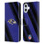 NFL Baltimore Ravens Artwork Stripes Leather Book Wallet Case Cover For Apple iPhone 16 Plus