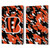 NFL Cincinnati Bengals Logo Camou Leather Book Wallet Case Cover For Apple iPad Pro 13 M4 2024