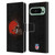 NFL Cleveland Browns Artwork LED Leather Book Wallet Case Cover For Google Pixel 9 Pro XL