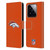 NFL Denver Broncos Logo Plain Leather Book Wallet Case Cover For Xiaomi 14
