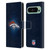 NFL Denver Broncos Artwork LED Leather Book Wallet Case Cover For Google Pixel 9 Pro XL