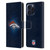 NFL Denver Broncos Artwork LED Leather Book Wallet Case Cover For Apple iPhone 16 Pro Max