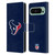 NFL Houston Texans Logo Plain Leather Book Wallet Case Cover For Google Pixel 9 Pro XL