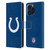NFL Indianapolis Colts Logo Plain Leather Book Wallet Case Cover For Apple iPhone 16 Pro Max
